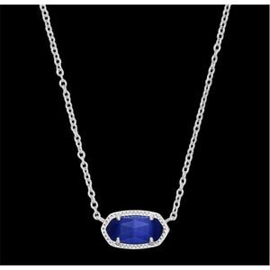 Kendra Scott NEW ELISA necklace Cobalt blue